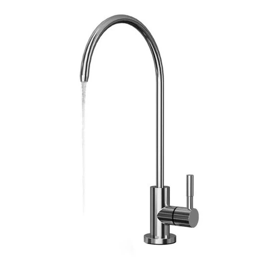 Robinet d'eau potable en nickel brossé