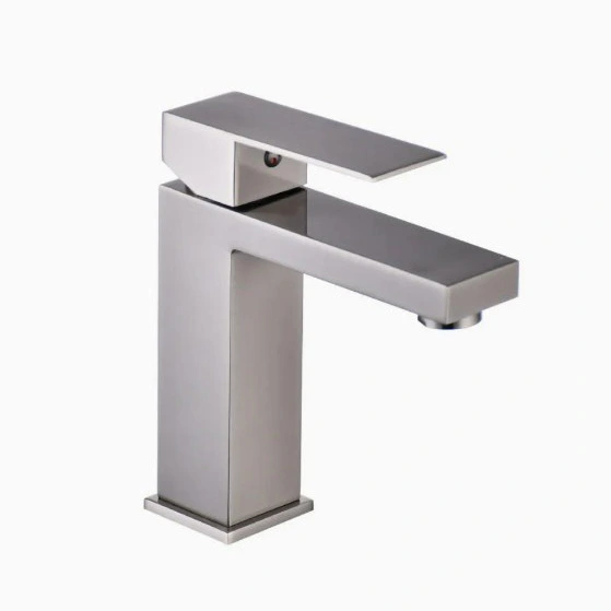Robinet de lavabo de salle de bain en acier inoxydable