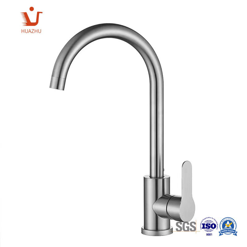 Robinet de cuisine en acier inoxydable